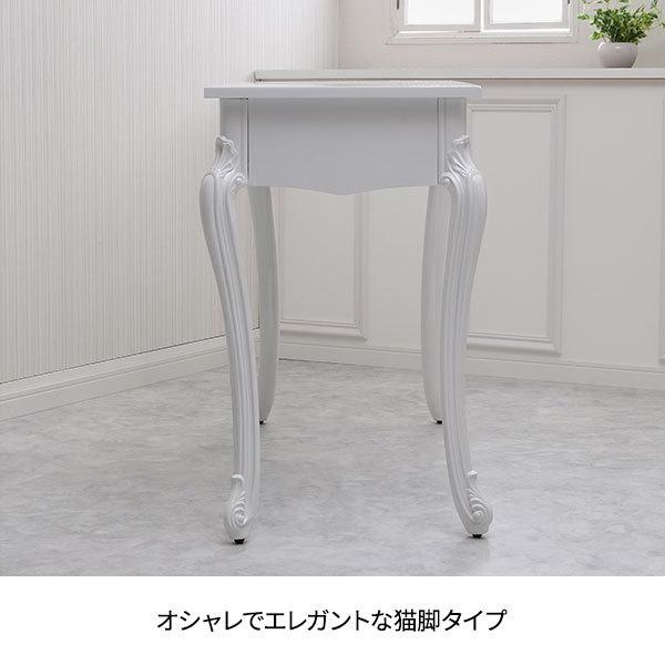 エレガント ネイルテーブル デスク 机 木製 アンティーク