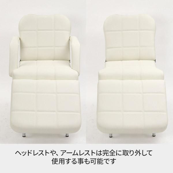 マツエク マッサージ ベッド エステベッド 低反発 無孔 白 ホワイト