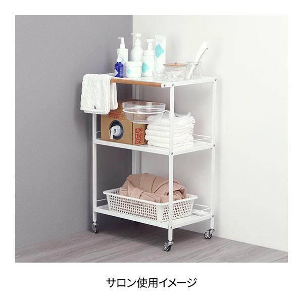 フラット ワゴン HANG 3段 キャスター付き ボウル付き 幅51.5×奥行39.5×高さ80.8cm マルチワゴン キッチンワゴン ラック トローリー エステワゴン サロン_13