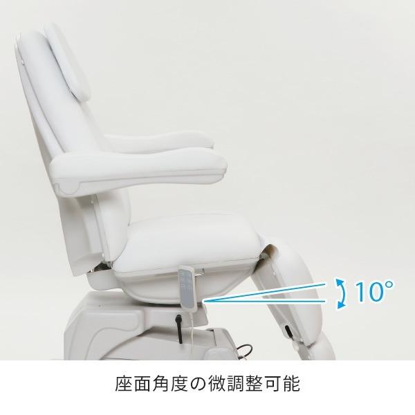 フェイシャルベッド＋チェア 美品！ フェイシャルベッド、無段階調節エステチェア