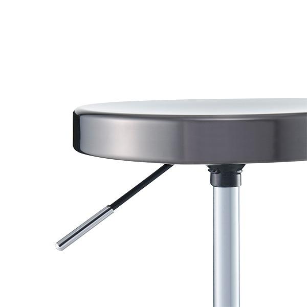 7BEAUTY スツール ステンレス スチール座面 全2色 48〜62.5cm 7BEAUTY スツール ステンレス スチール座面 全2色 48〜62.5cm
