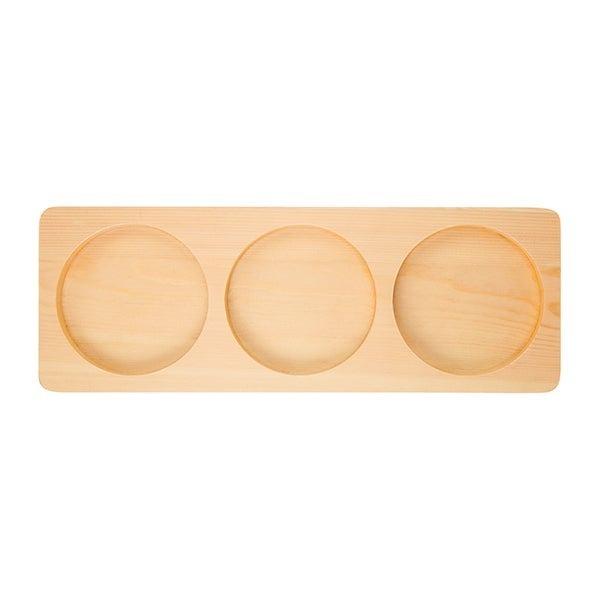 マッサージオイル ディスプレイスタンド 木製 ダークブラウン 木目