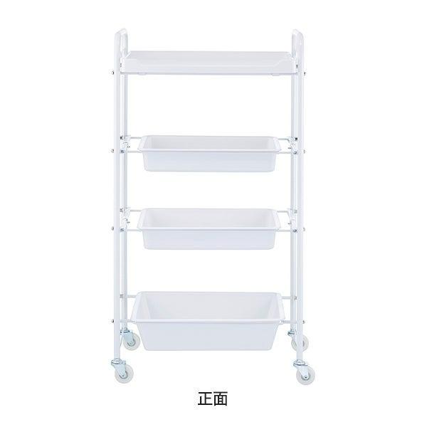 7BEAUTY ワゴン 稼働棚 4段 スライド 全3種 引き出し マルチワゴン