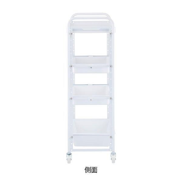 7BEAUTY ワゴン 稼働棚 4段 スライド 全3種 引き出し マルチワゴン