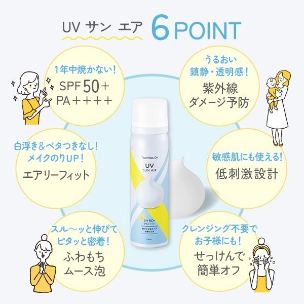 SEVEN BEAUTY（セブンビューティー） 泡で出てくる 日焼け止め ムース