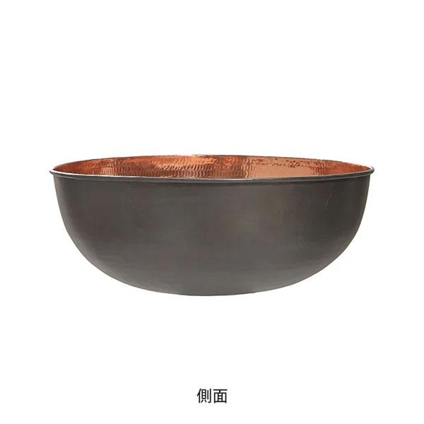 陶器製フットバス 銅製 フットバス 41.5×15cm 足湯器 足温器 足湯 バケツ 足元暖かグッズ