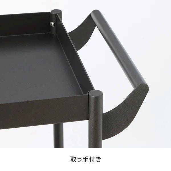 ワゴン キャスター付き ステンレス 取っ手 3段 幅32×奥行49×高さ86.5cm