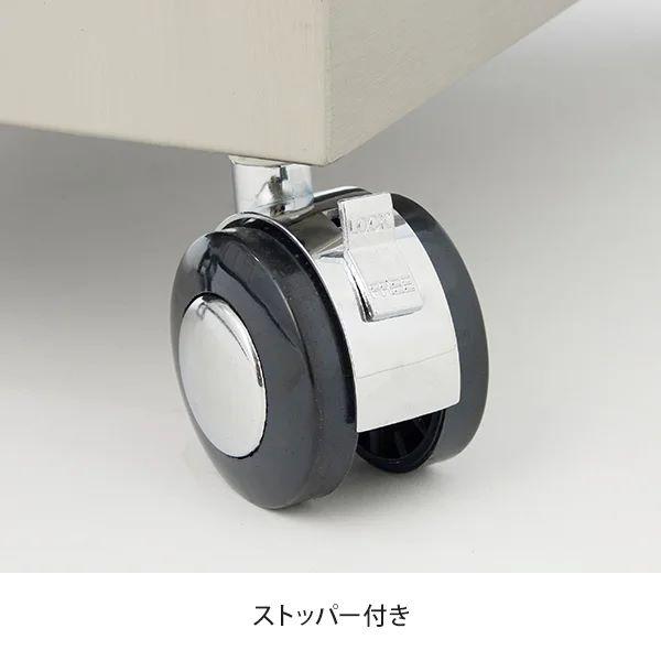 ワゴン ステンレス キャビネット 2段 キャスター付き 幅35×奥行30×高さ