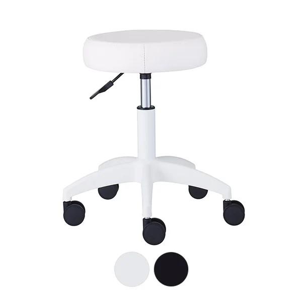 スツール キャスター 丸椅子 ガス圧 昇降 高さ 44〜55cm 昇降チェア キャスター付き椅子 椅子 カットチェア チェア 回転椅子 昇降式 回転 エステ サロン 美容室 | ブランド登録なし