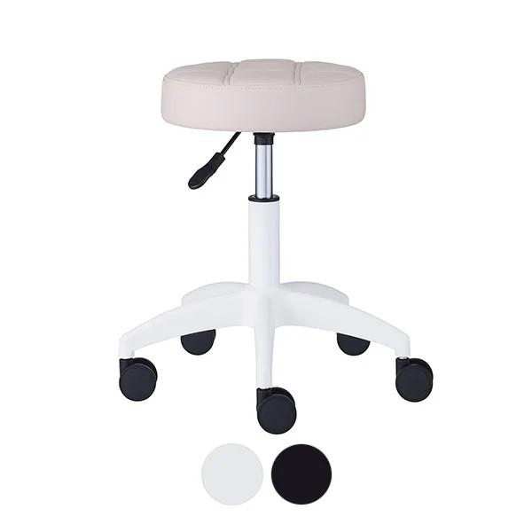 スツール キャスター 丸椅子 ガス圧 昇降 高さ 43.5〜54.5cm 昇降チェア キャスター付き椅子 椅子 カットチェア チェア 回転椅子 昇降式 エステ サロン 美容室 | ブランド登録なし