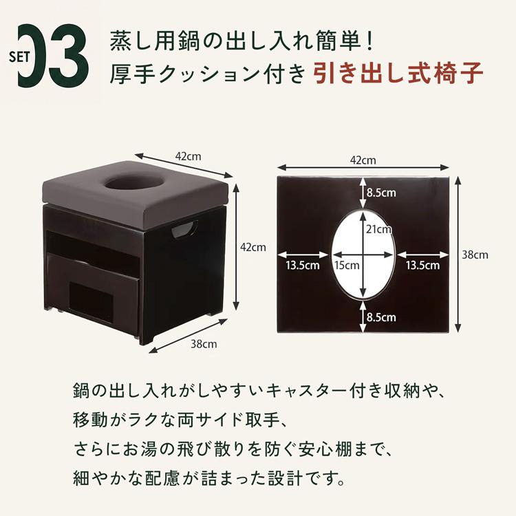 SEVEN BEAUTY（セブンビューティー） よもぎ蒸しセット フル 高級