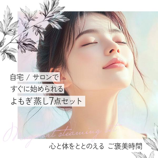 よもぎ蒸しセット 7点 高級 C よもぎ茶 引き出し式椅子 ブレンド