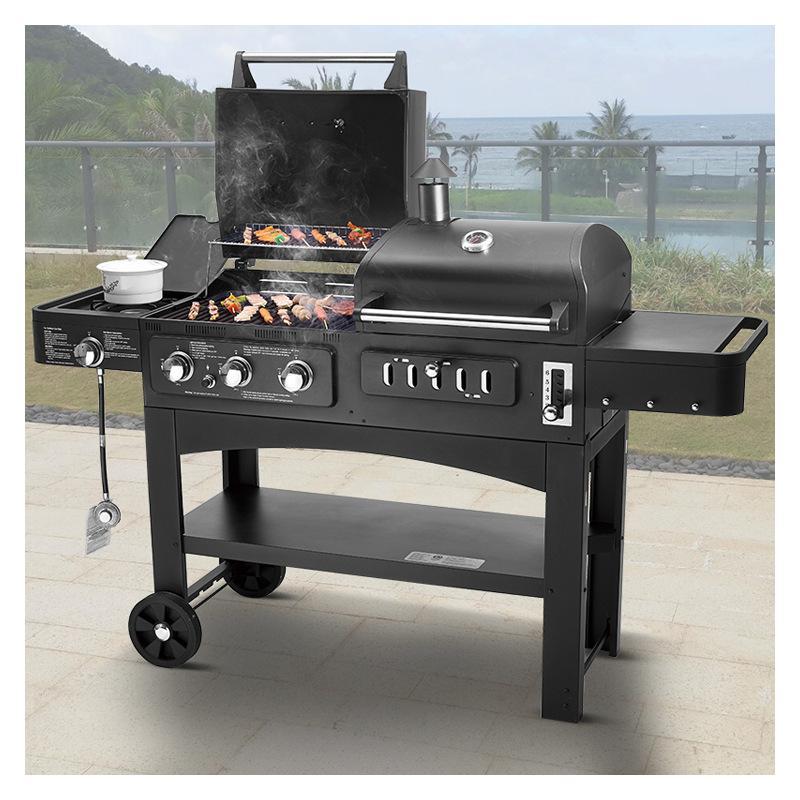 中型BBQ炭火焼きガスグリル 家族3人?8人ぐらい最適 楽しいバーベキューガスグリル p21009560b04aえぬしょっぷ 通販