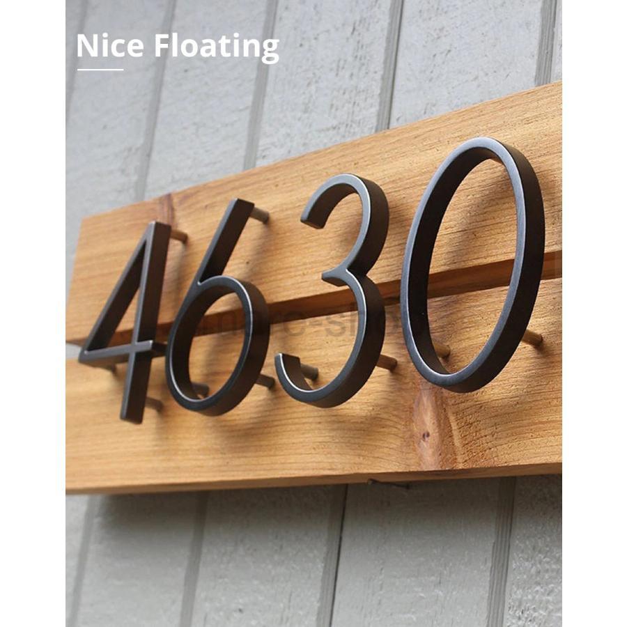 表札 ネームプレート サインプレート 数字 ナンバー 家番号 ハウスナンバー 亜鉛合金 ドア ブラック p21012736f0d6えぬ