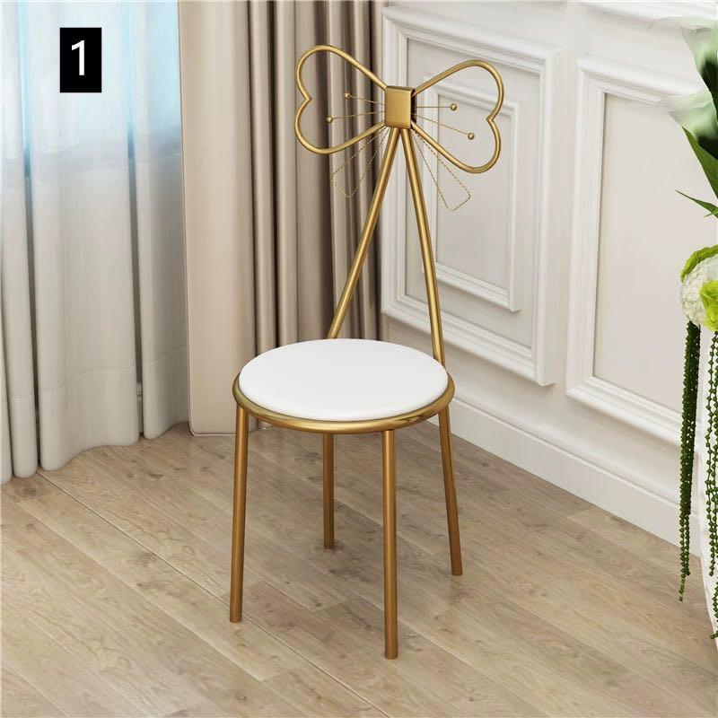 ドレッサー 北欧風 鏡台 オシャレ ホワイト 姫系 スツール付き デスク