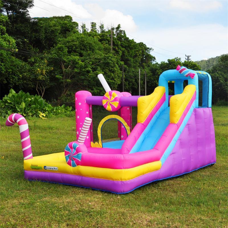 ［即日発送］ [乾用/送風機付き]2022新作入荷★大型 プール エアー 遊具 滑り台 トランポリン すべり台 大型遊具 エア遊具 エアー遊具 ウォータースキッズハウス 【LW1573985147】(56498円)