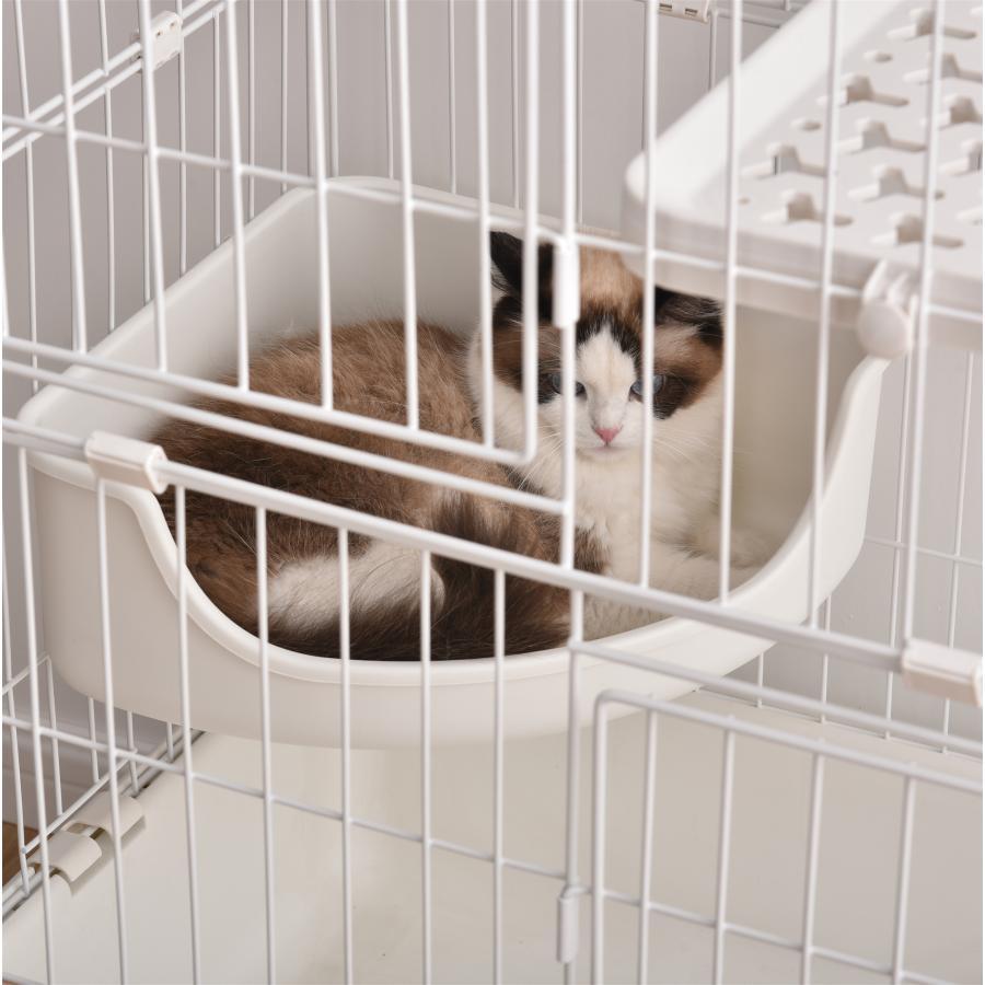 春のコレクション春のコレクション猫 ケージ キャットケージ 3段