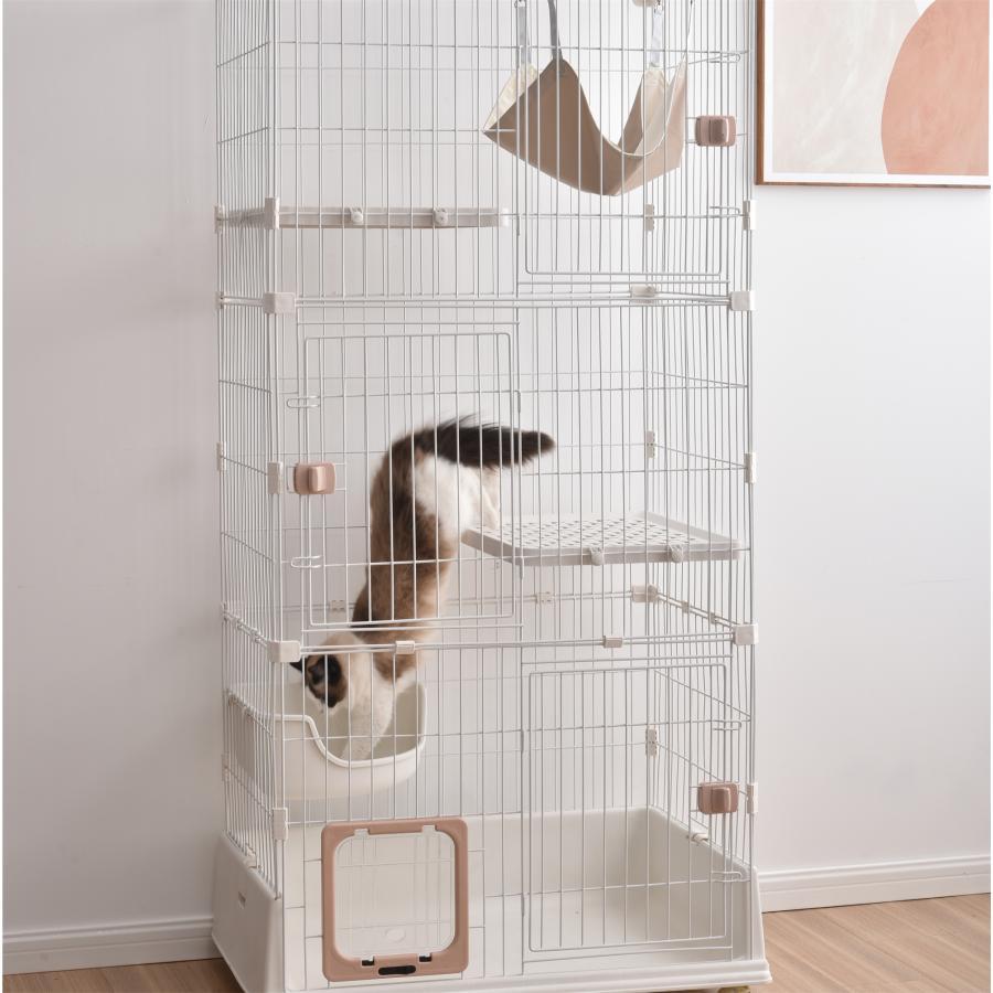 春のコレクション春のコレクション猫 ケージ キャットケージ 3段