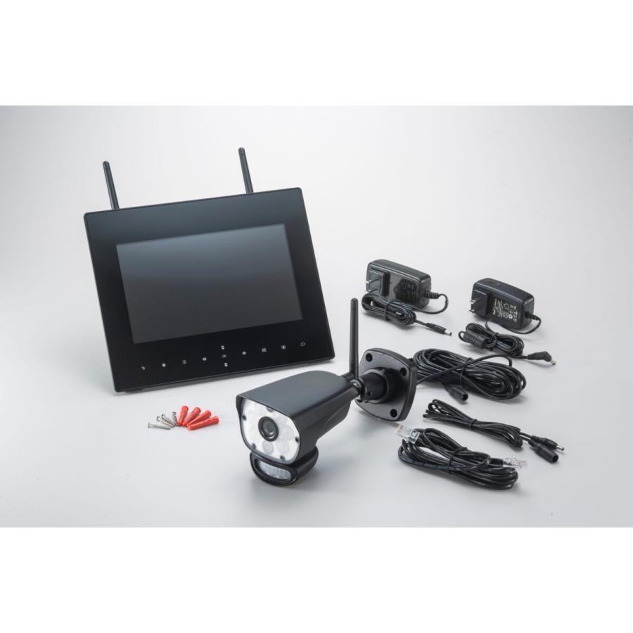 防犯カメラ　らくらくeye cam カメラ2台セット　中古 らくらくeyecamlight2 ワイヤレスカメラセット : NSKダイレクト