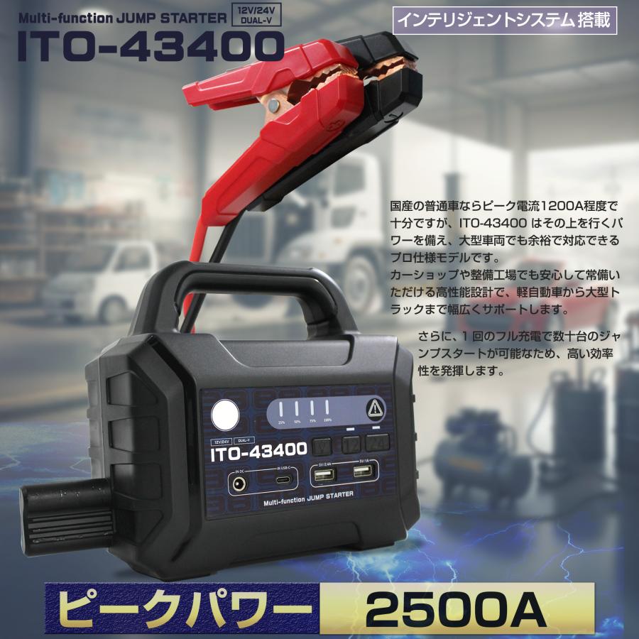 88ハウス ☆新モデル 2年保証 ジャンプスターター 急速充電 太い