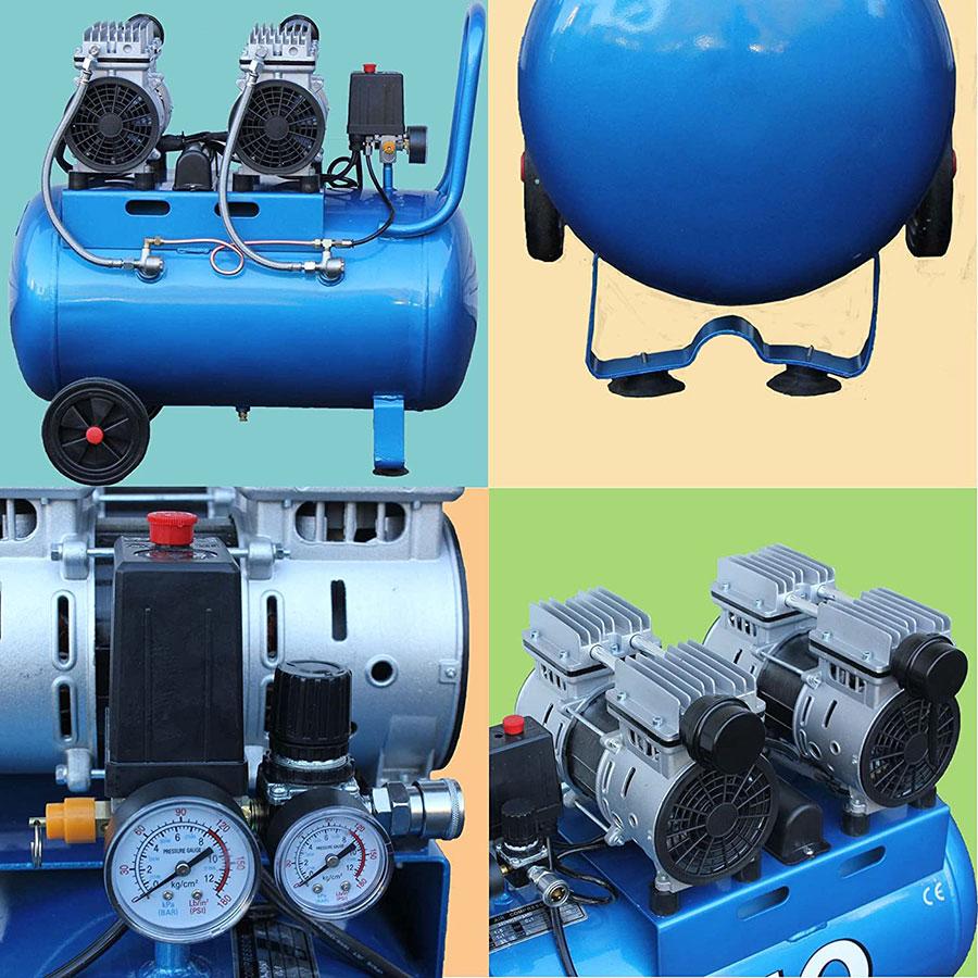 Z324 静音 オイルレス エアー コンプレッサー 50L タンク付 1.5 Z324 静音 オイルレス エアー コンプレッサー 50L タンク付 1.5