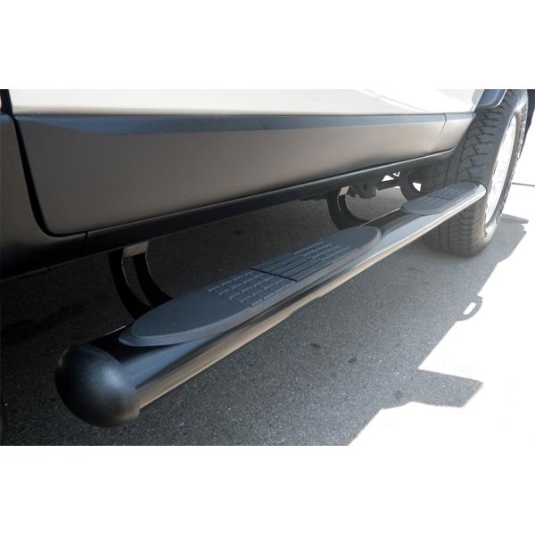 WIN29 FJクルーザー 4インチ オーバル サイドステップ ブラック 楕円