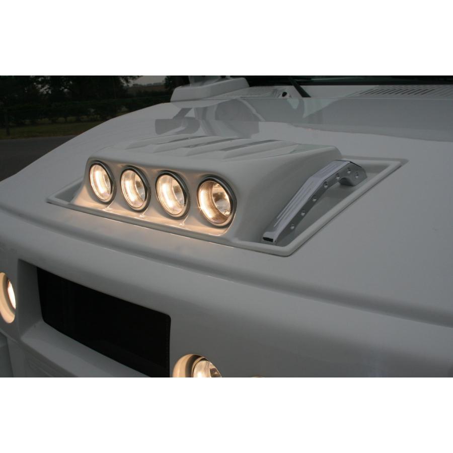 88ハウス ハマー H2 4灯ボンネットフード TYPE1 未塗装