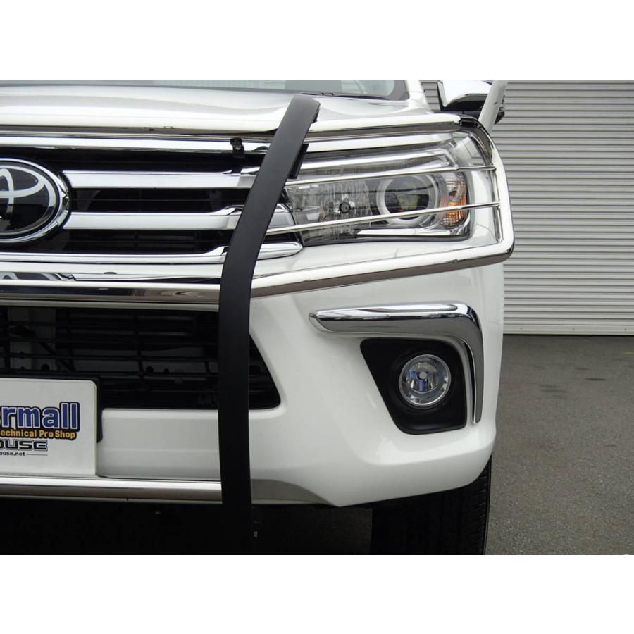 WIN60 ハイラックス GUN125 グリルガード HILUX 分割式 ステンレス 