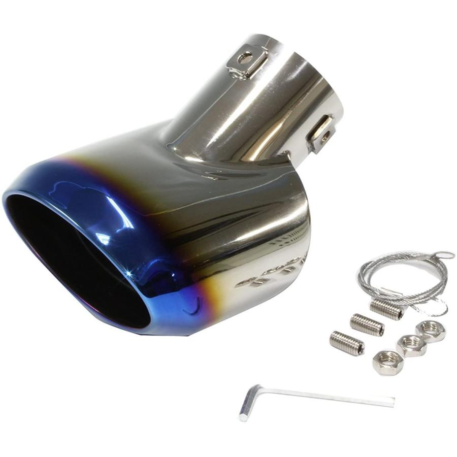 L797 ハスラー Mr31s Mr41s マフラーカッター ターボ車専用 チタン焼き カラー 前期 後期 スズキ 純正マフラー用 L797 Hustler Me Nskヤフーshop 通販 Yahoo ショッピング