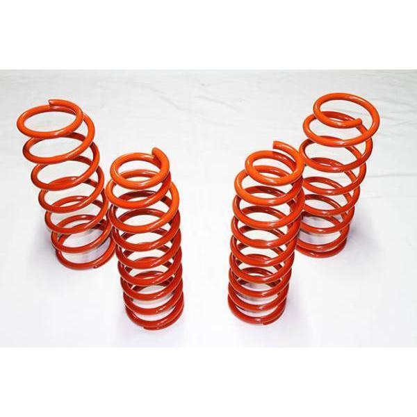 ランクル80 4インチ リフトアップ用 コイルスプリング 前後セット サスペンション 88ハウス製 オレンジ ランドクルーザー 全年式