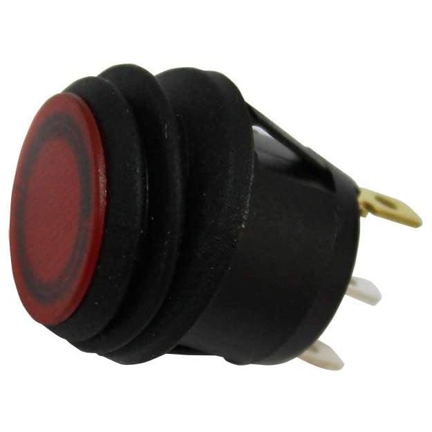 88ハウス 防水スイッチ ロッカー式 位置保持型 12V 20A SW-03 赤 SW-04