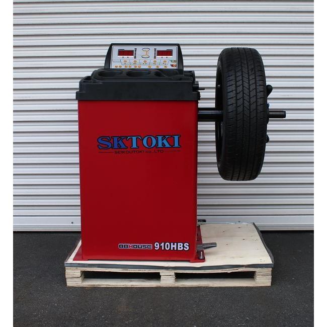 SKTOKI ホイールバランサー 910HBS AC100V 24インチまで対応 1年