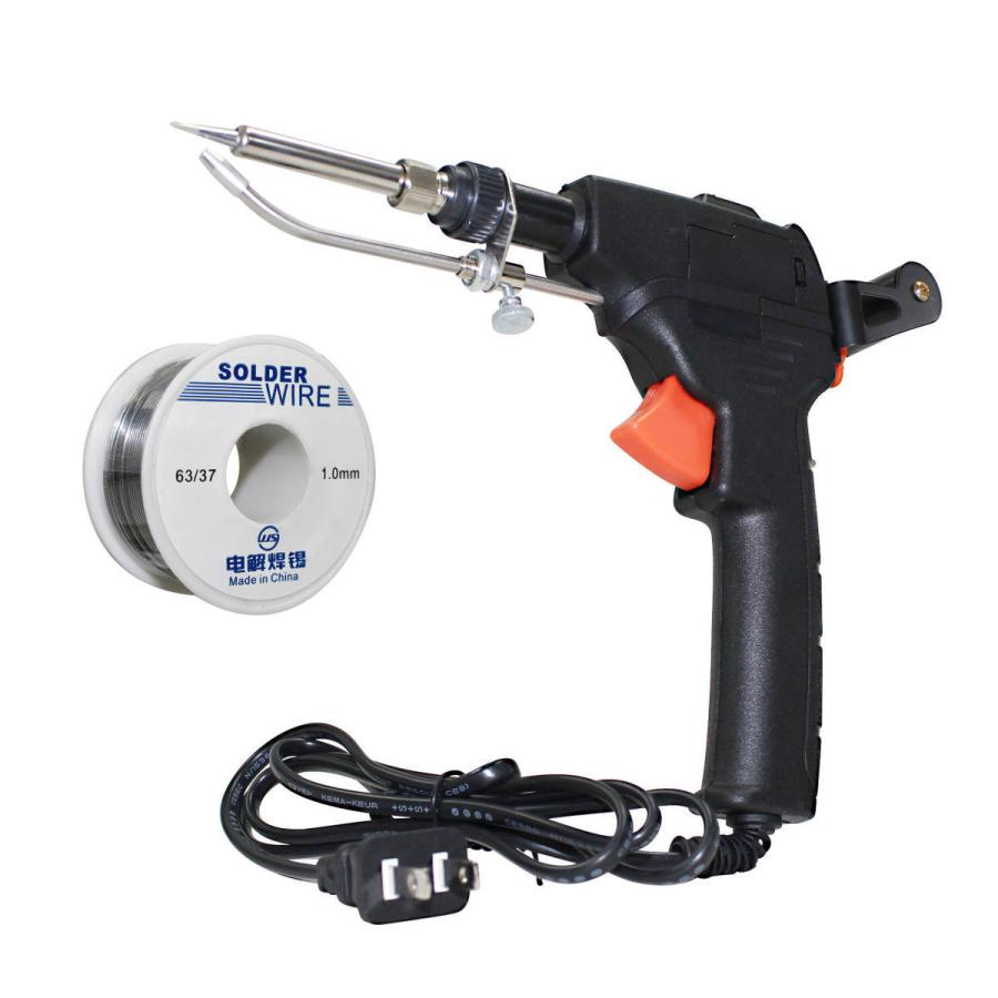 T379 半自動はんだごて AC100V 60W 480〜600度 0.8mmはんだ付属