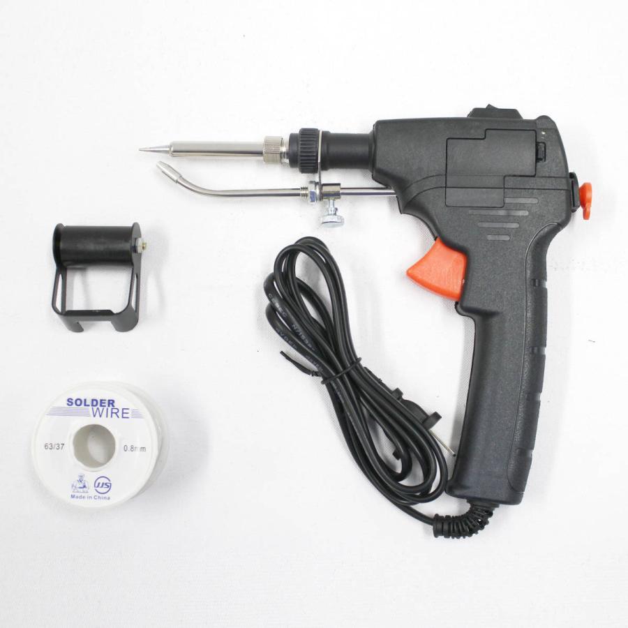 T379 半自動はんだごて AC100V 60W 480〜600度 0.8mmはんだ付属