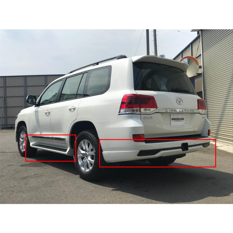 ランクル200 フルエアロキット 後期 前後 サイドステップ 3点