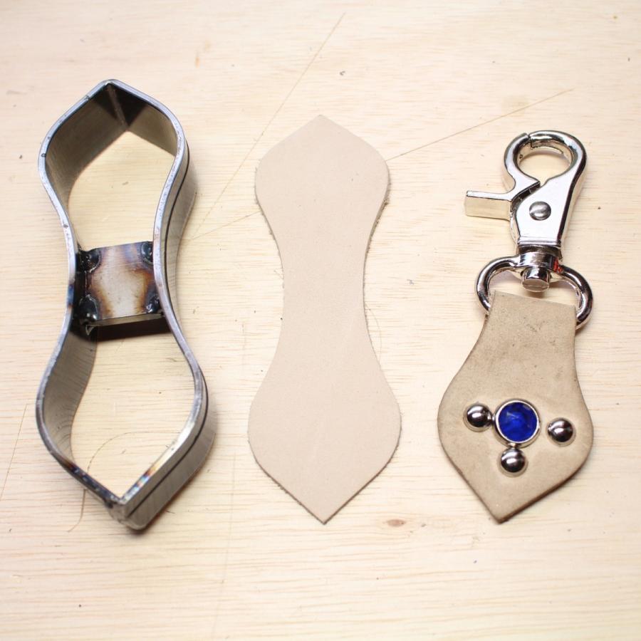 裁断抜き型 Dカン1タイプ レザークラフト工具 抜型 道具 : NS工房