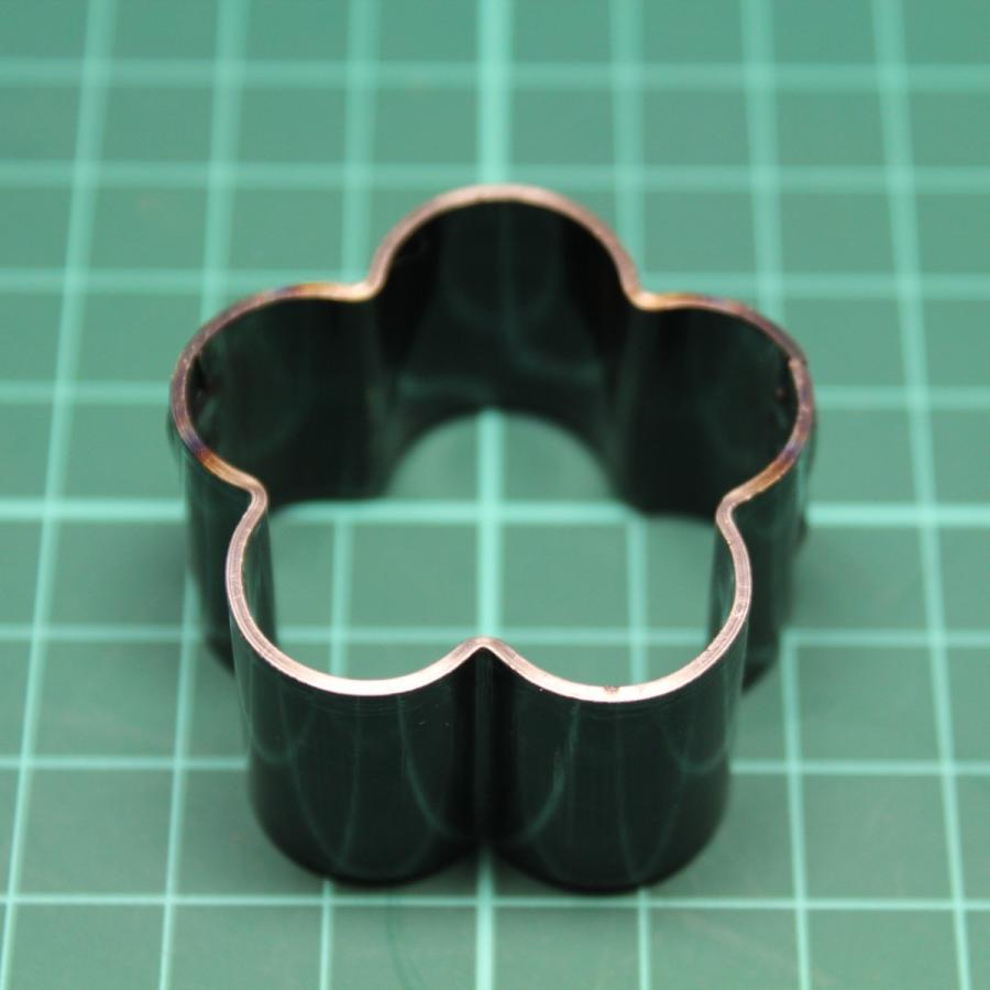 レザークラフト 裁断抜き型 花びらΦ40mm H=23.6mm 抜型 道具 : NS工房