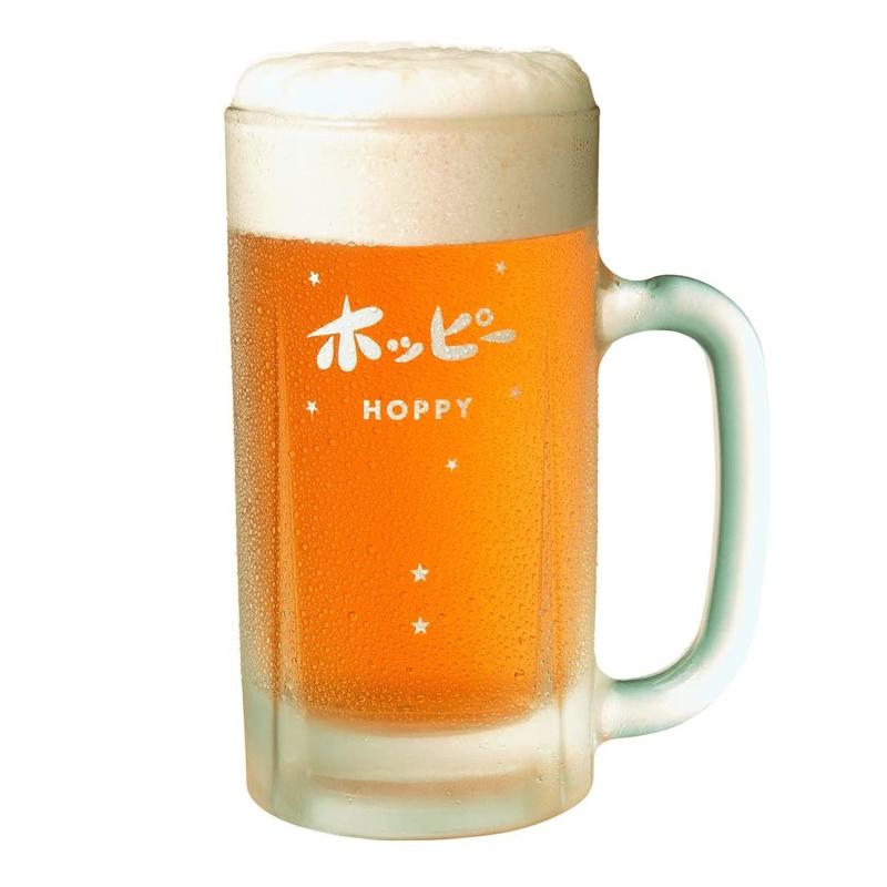 ホッピー 白 黒 ジョッキ グラス付き  宅飲みセット hoppy ギフト プレゼント｜nsmarket-co｜02