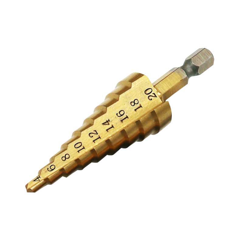 ステップドリル  3本セット 収納袋付き　ドリルビット 刃 ドリル部品 穴あけ ドリル  3-12mm 4-12mm 4-20mm 電動ドリル |  | 07