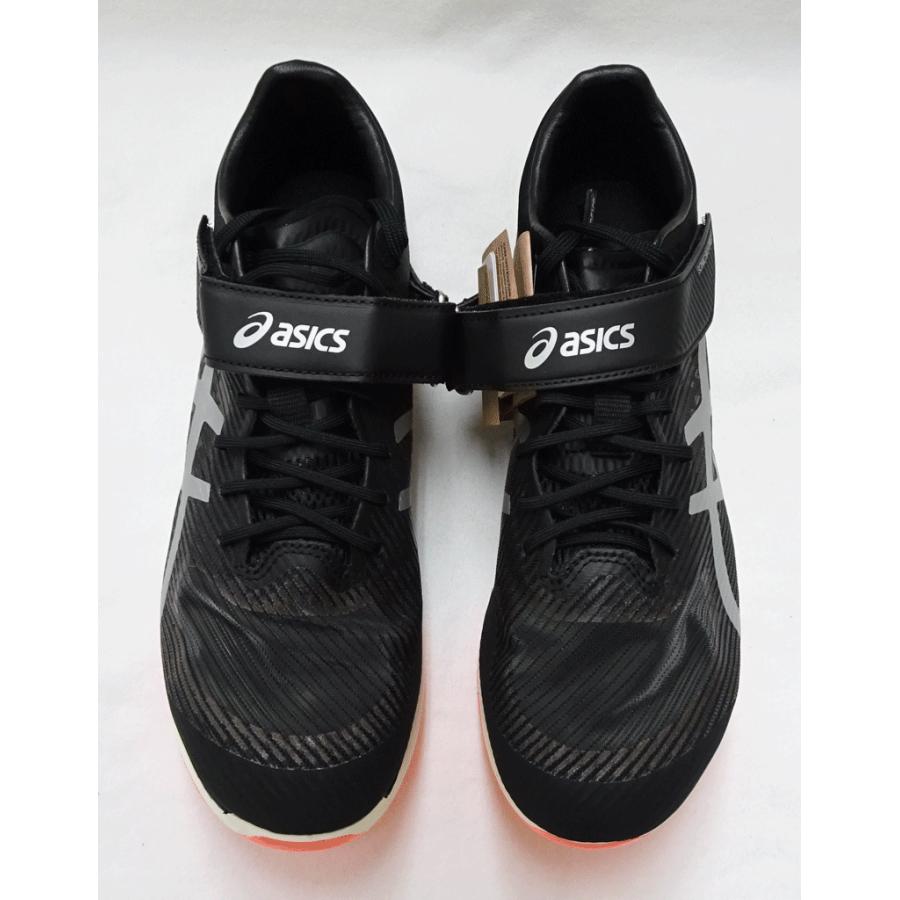 陸上スパイク アシックス asics ソニックスカイプロシューズ袋サービス LONGJUMPPRO3 1093A218-001 オールウェザー専用 走り幅跳び棒高跳び三段跳び用｜nsp-nishinagasports｜03