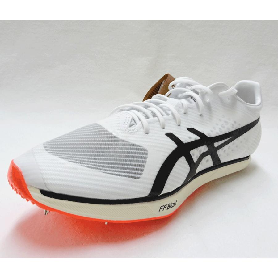 正規品販売中 陸上スパイク アシックス asics ジェットスプリント3シューズ袋サービス JETSPRINT3 1093A222-100 オールウェザー専用 短距離用