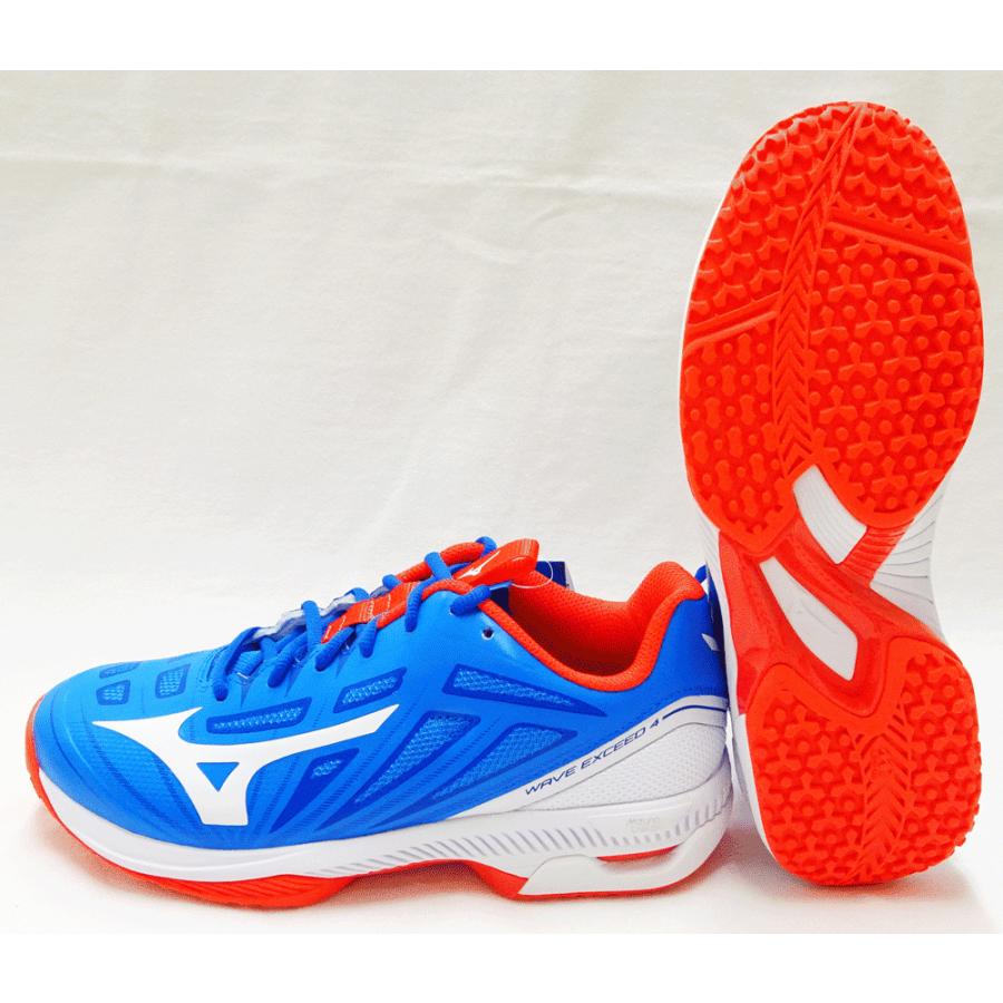 登場! メンズテニスシューズ OC ブルー×ホワイト×レッド ミズノ 4Z 61GB211322 MIZUNO WIDE ウエーブ 登場! メンズテニスシューズ OC ブルー×ホワイト×レッド ミズノ 4Z 61GB211322 MIZUNO WIDE ウエーブ