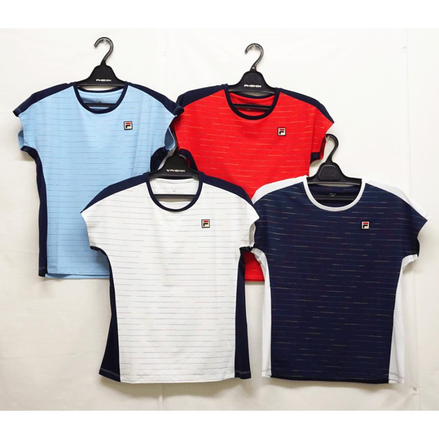 FILA テニスウェアレディース 2024 フィラ ゲームシャツ VL2800 FILA テニスウェアレディース 2024 フィラ ゲームシャツ VL2800