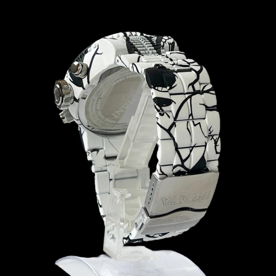メンズ腕時計 防水 INVICTA GrandProDive 白 グラフィティ 高級ブランド 43232 並行輸入品｜nspacedesign｜05