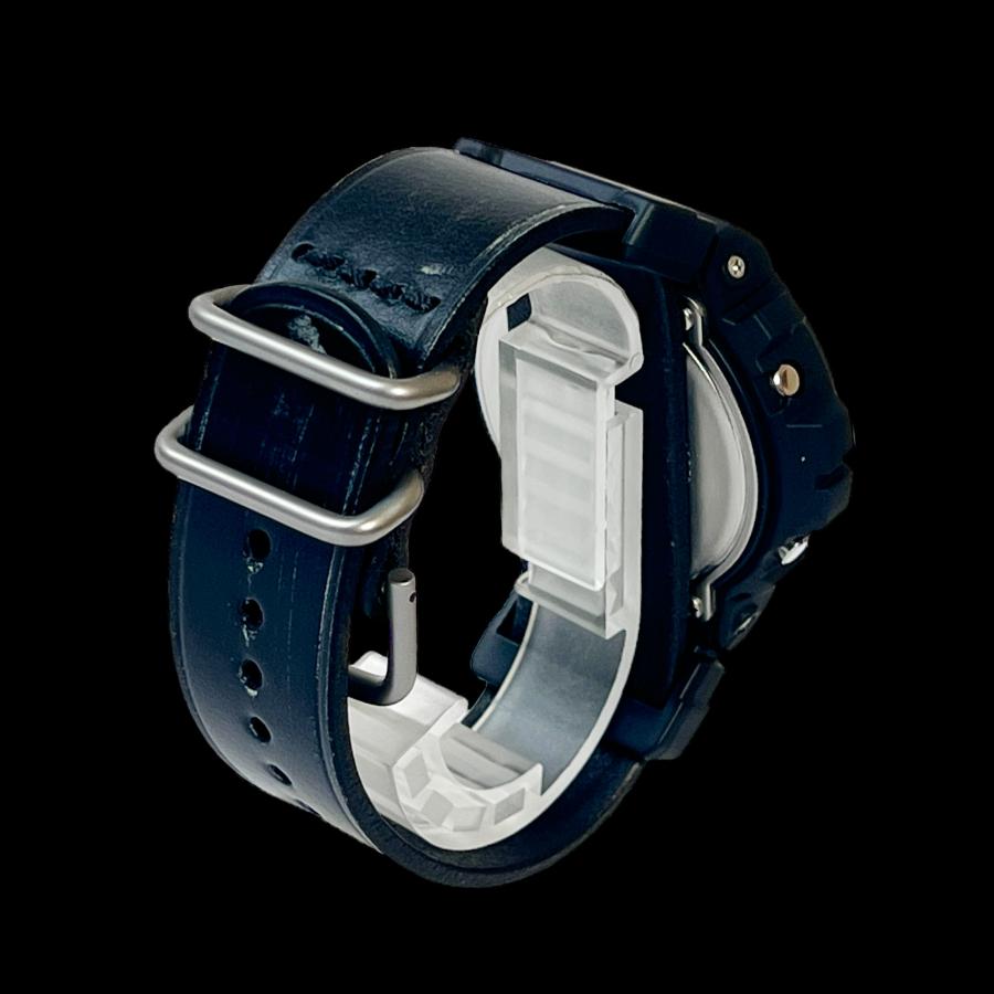 メンズ腕時計 G-SHOCK CASIO カシオ Hender Schemeコラボ オールブラック 200m防水 ブランド DW-6900｜nspacedesign｜06