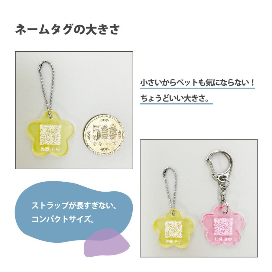 カラフル ネームタグ 迷子札 名前入れ オリジナル オーダーメイド