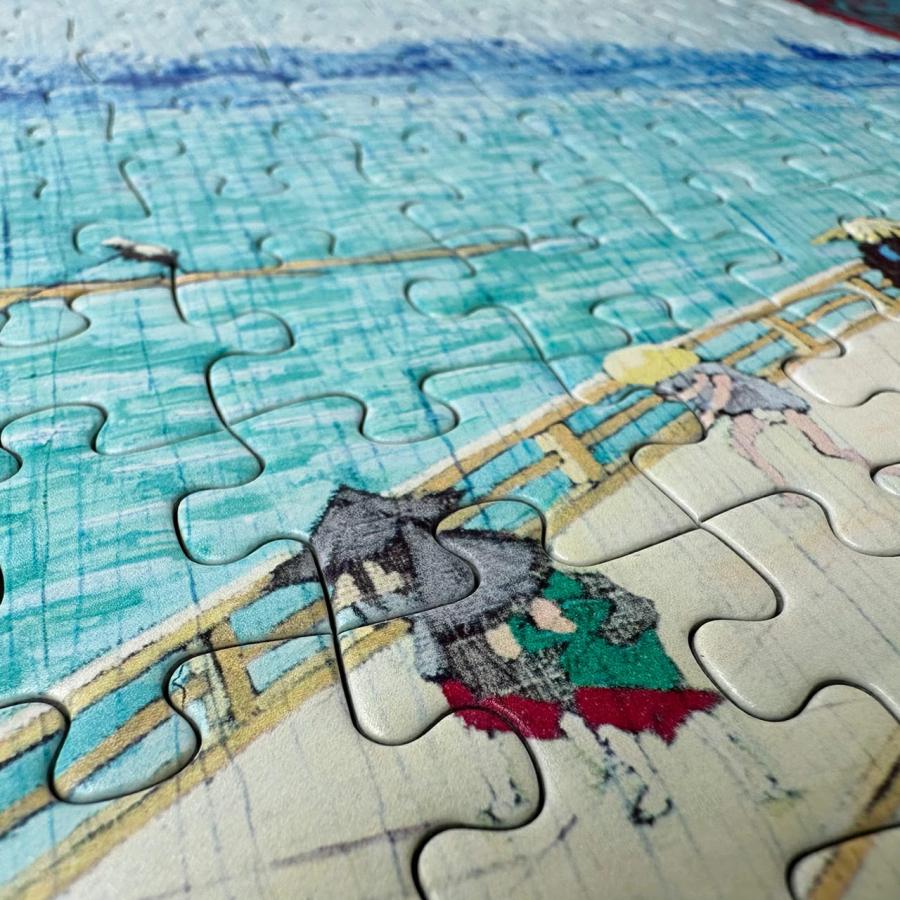 ジグソーパズル フィンセント・ファン・ゴッホ  雨の大橋  A4サイズ 104ピース |  | 05