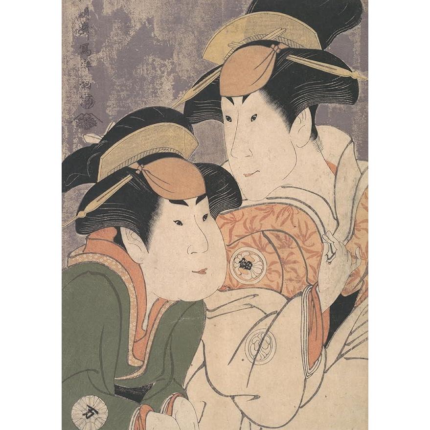 ジグソーパズル 東洲斎写楽 二代目瀬川富三郎の大岸蔵人妻やどり木と中村万世（まんよ）の腰元・若草  A3サイズ 300ピース | 