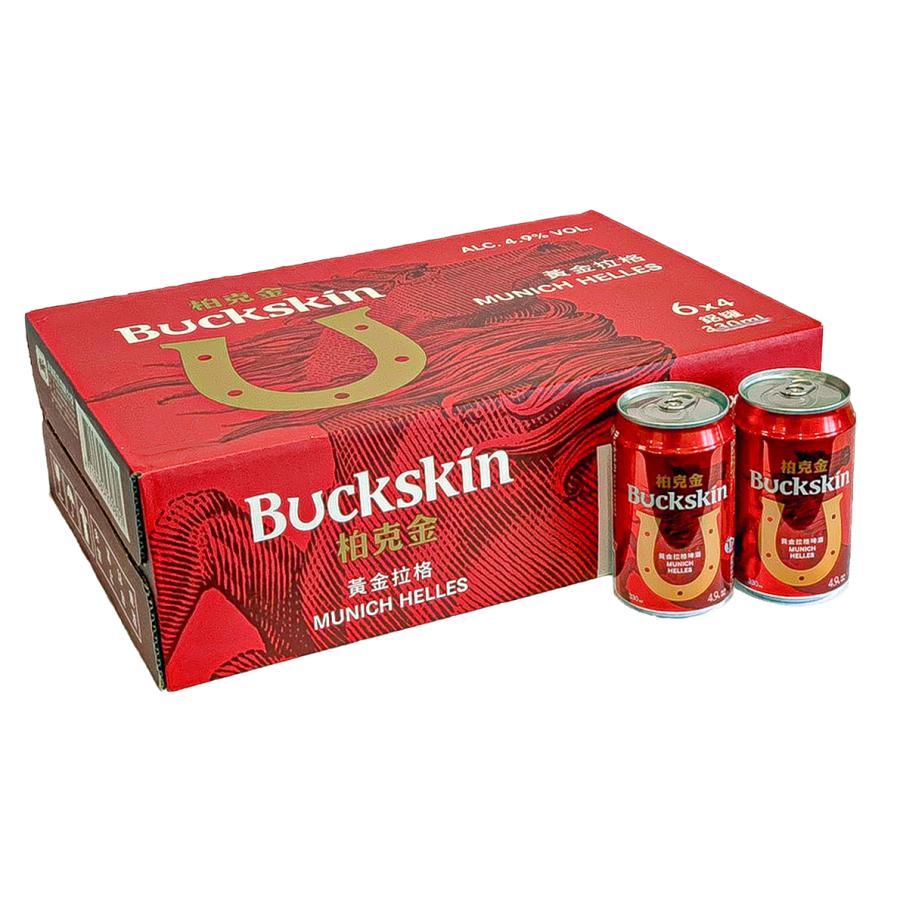 Buckskin beer MUNICH HELLES(ミュンヘンへレス) 24缶 1箱 Buckskin