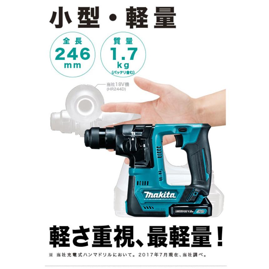 マキタ HR140DZK 充電式ハンマドリル 14mm 10.8V 本体・ケースのみ 